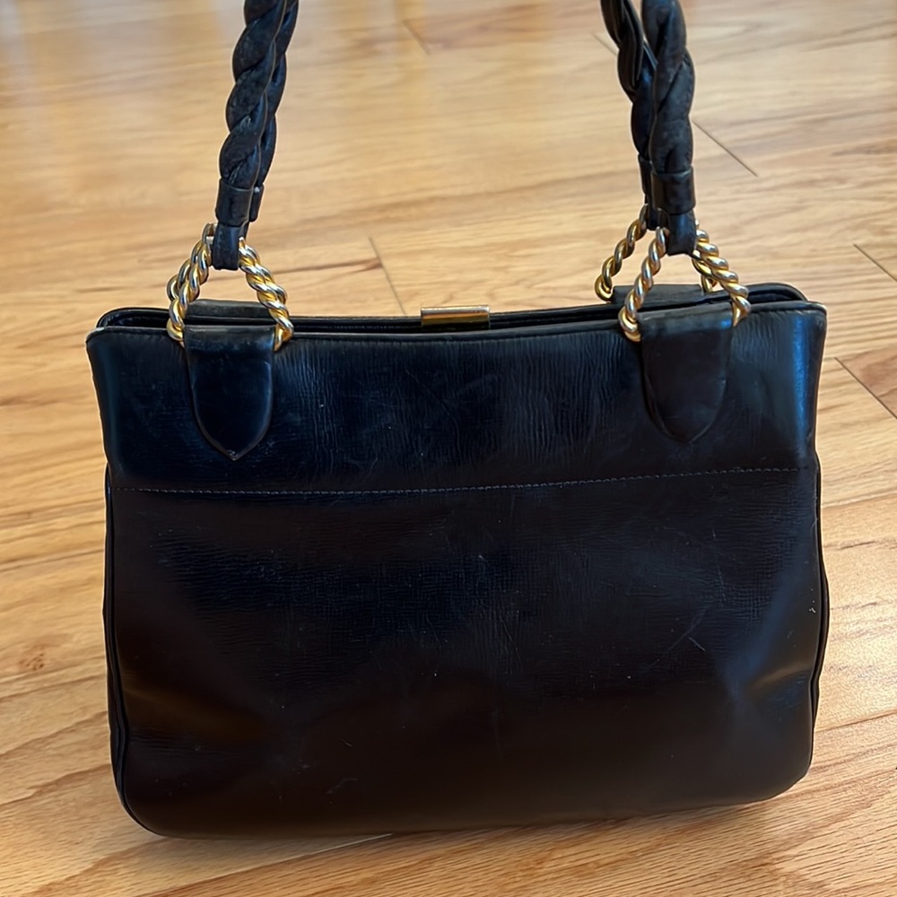 vintage coblentz black leather bag original Handbag purse